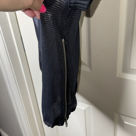 Haute Hippie Sequin Blouse with side zippers - Picture 3 of 3